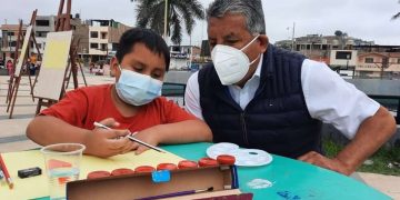 Fiesta cultural de dibujo y canto por el 57 aniversario de El Porvenir
