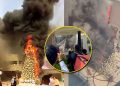 Jockey Plaza: vídeos del preciso momento en el que se incendió el árbol de Navidad