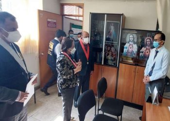 Jefa de la Ocma continúa con inspección de labores en la Corte de Lambayeque