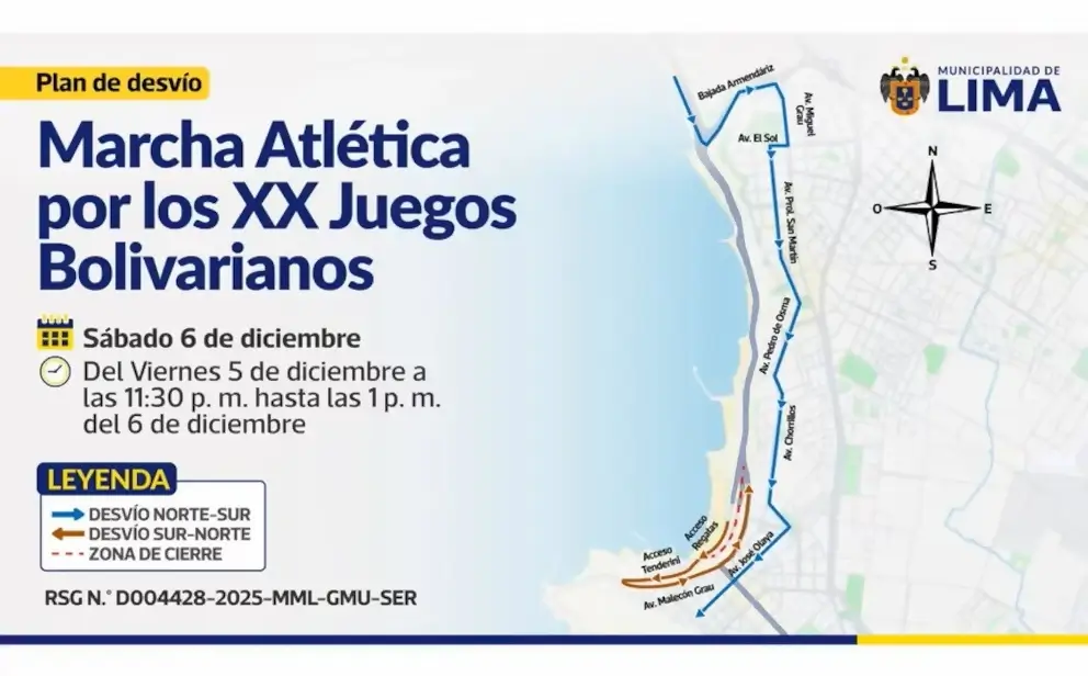 rutas para evitar congestionamiento vehicular en lima