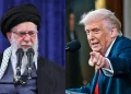 El líder supremo de Irán y el presidente de Estados Unidos en medio de la creciente tensión entre Teherán y Washington por el conflicto nuclear.