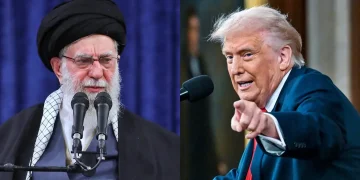El líder supremo de Irán y el presidente de Estados Unidos en medio de la creciente tensión entre Teherán y Washington por el conflicto nuclear.