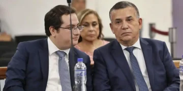 Daniel Urresti en audiencia judicial tras anulación de su condena por el caso Bustíos