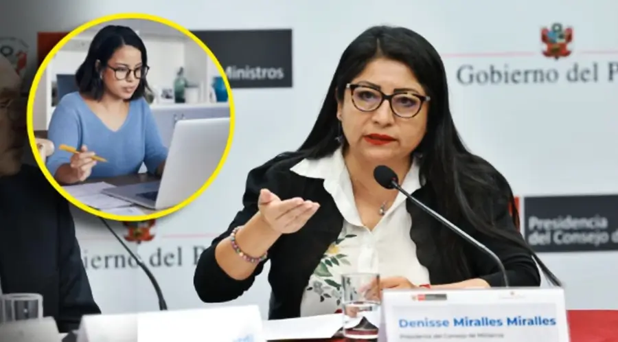 Denisse Miralles, representante de la Presidencia del Consejo de Ministros, expone las medidas del Gobierno ante la crisis energética.