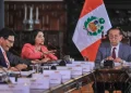 Reunión oficial del Consejo de Ministros en Palacio de Gobierno para discutir medidas ante la crisis energética en el país.