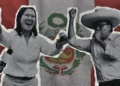 Keiko Fujimori y Roberto Sánchez en un diseño gráfico sobre el conteo de votos de la segunda vuelta presidencial en Perú.