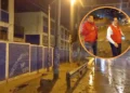 Aniegos y acumulación de agua en calles de Lima tras lluvias intensas con autoridades inspeccionando la zona