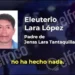 Eleuterio Lara López, padre del empresario minero Jenss Lara Tantaquilla, en nota sobre declaraciones en Trujillo